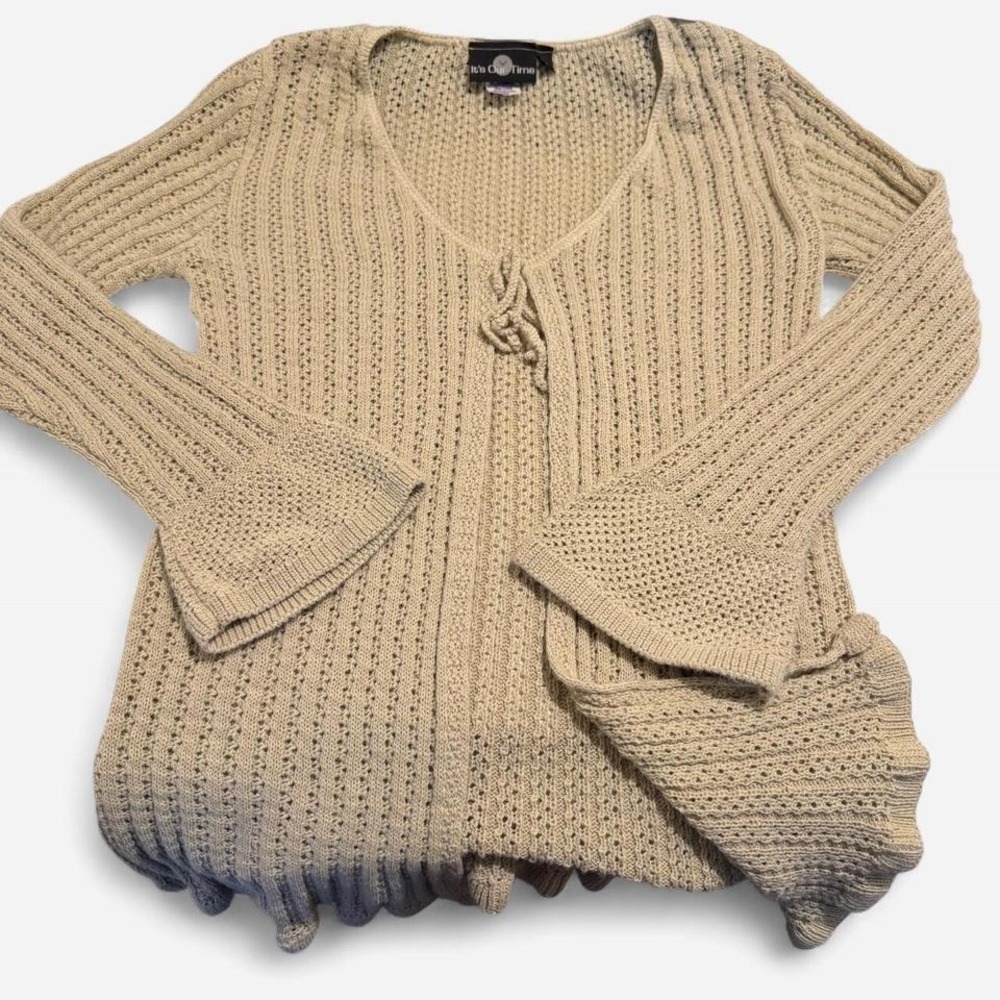 Vintage Cream knit cardigan